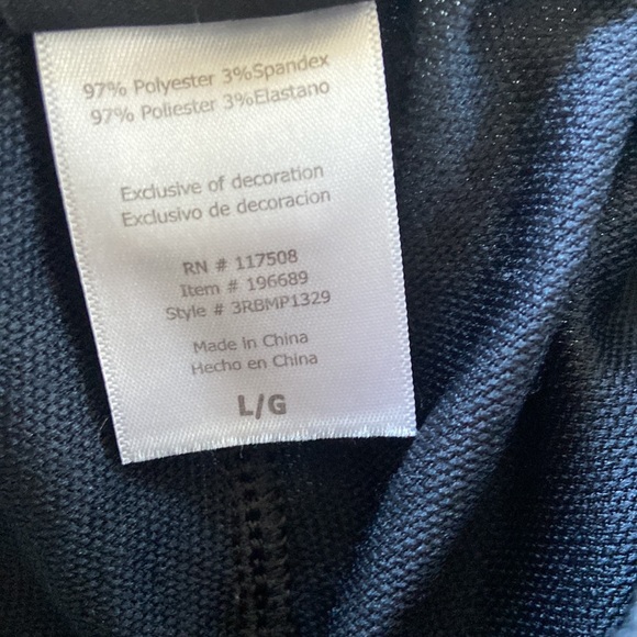 Reebok black athletic pants large - Picture 5 of 6